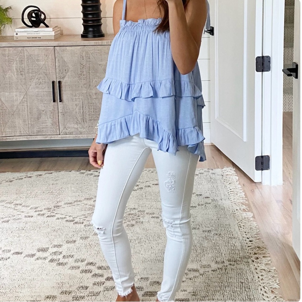 Talulah Oceanside Ruffle Top